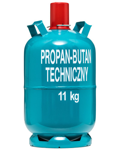 Butla gospodarcza 11 kg z uchwytami na gaz propan-butan