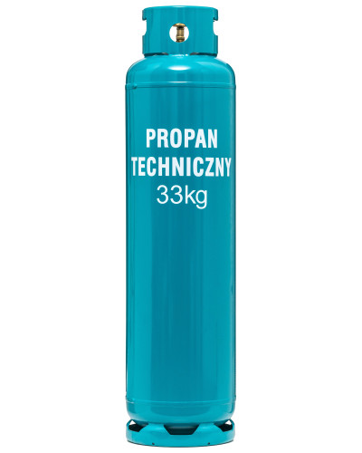 Butla przemysłowa 33 kg z osłoną na gaz propan
